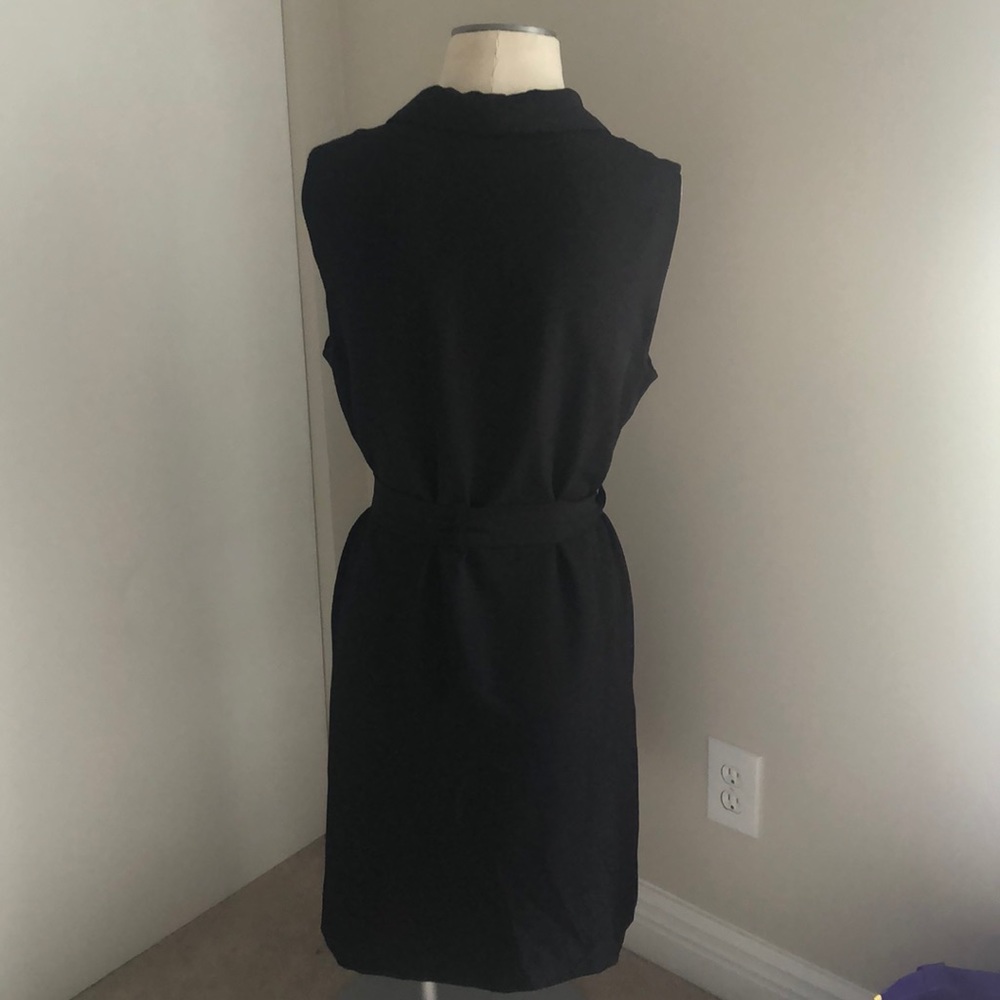 Jules & Leopold Black Dress Over coat
